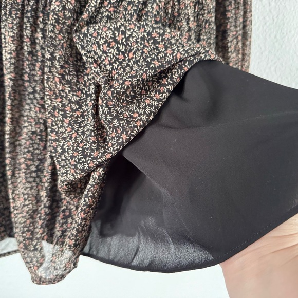 DR2 Ditsy Floral NEW Tunic Blouse 1X Bell Sleeve Coquette Boho Chic Top Festival - Picture 6 of 11